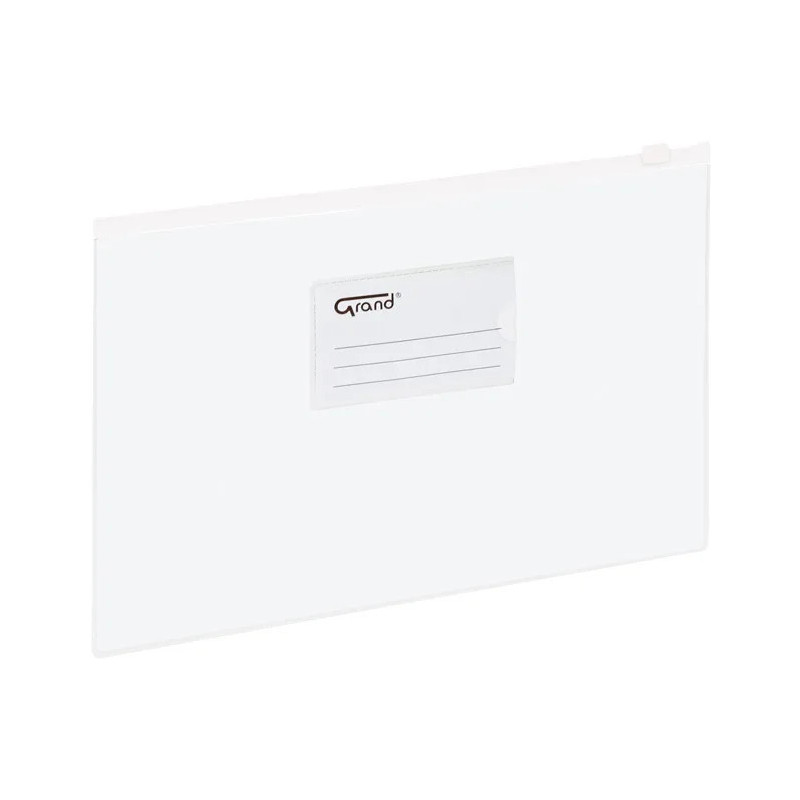 Koperta foliowa A4 na suwak EC009B biała 120-1055 GRAND