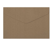 Koperta ozdobna 114x162mm KRAFT c.brązowy C6 120g (8szt.) 280222 Galeria Papieru