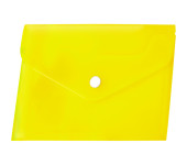 Koperta PP na zatrzask A4 żółta BT611-Y TETIS