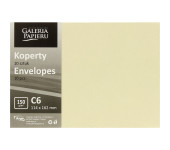 Koperta C6 Pearl kremowy K 150g. (10szt.) 280241 Galeria Papieru