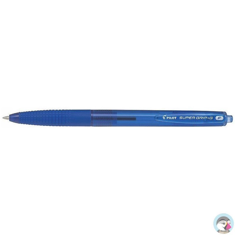 Długopis olejowy automatyczny PILOT SUPER GRIP niebieski BPGG-8R-F-LL
