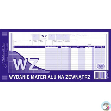 361-2 WZ wydanie materiałów na zewnątrz 1/3A3 80 kartek MICHALCZYK