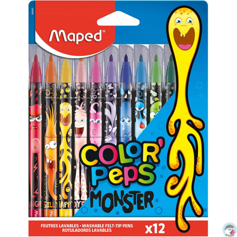 Flamastry Colorpeps monster 12 szt. 845400