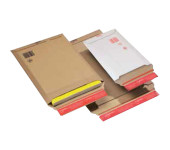 Koperty tekturowe brązowe HK 235x340x50/250x351mm 100szt.90100437 COLOMPAC
