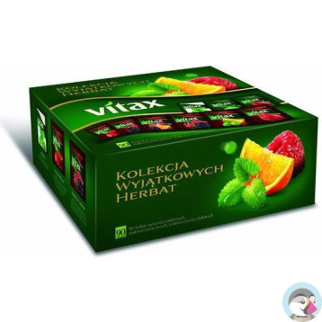 Herbata VITAX KOLEKCJA Przyjemności MIX (90kopert) 9 smaków
