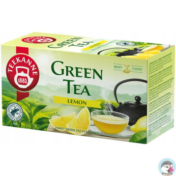 Herbata TEEKANNE zielona (20 torebek x 1,75g) Cytryna