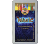 Kredki PROGRESSO MAGIC 12 kol. 8772 KOH-I-NOOR