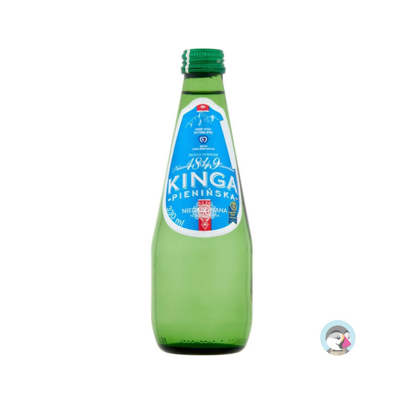Woda mineralna KINGA PIENIŃSKA 0,3l (12szt) niegazowana butelka szkło