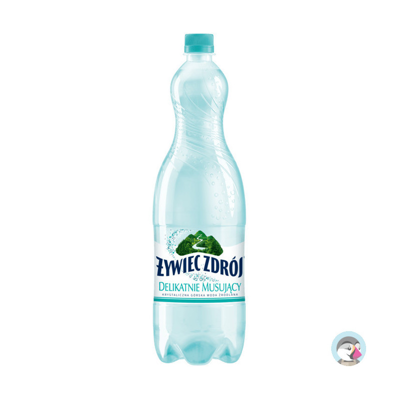 Woda źródlana ŻYWIEC ZDRÓJ 1,5L (6szt) delikatnie musująca z kaucją