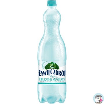 Woda źródlana ŻYWIEC ZDRÓJ 1,5L (6szt) delikatnie musująca z kaucją