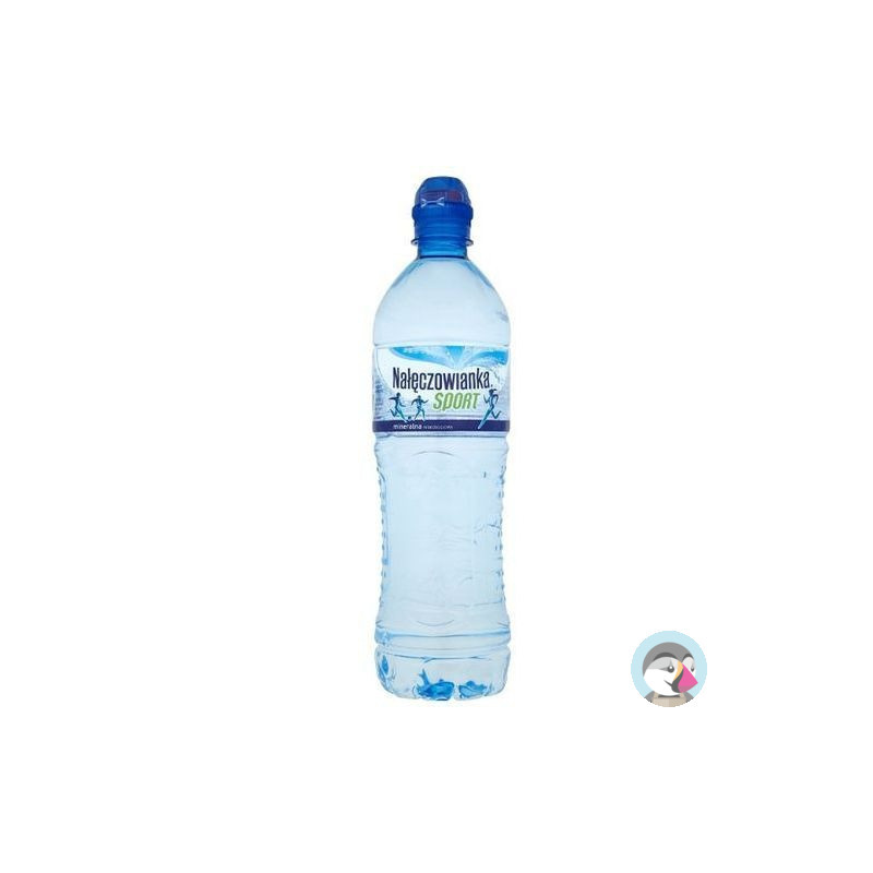 Woda NAŁĘCZOWIANKA SPORT 0,75L (6szt) niegazowana butelka PET z zatyczką, z kaucją