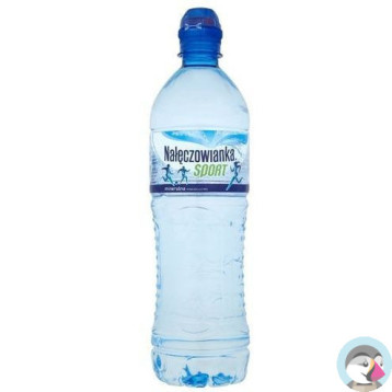 Woda NAŁĘCZOWIANKA SPORT 0,75L (6szt) niegazowana butelka PET z zatyczką, z kaucją
