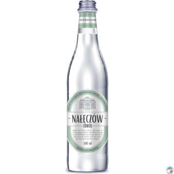 Woda mineralna NAŁĘCZÓW ZDRÓJ 0.5L (12 sztuk) niegazowana w szkle bez kaucji