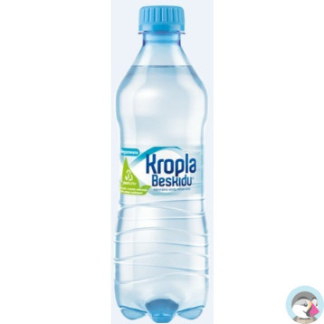 Woda KROPLA BESKIDU 0.5L (12szt) niegazowana butelka PET z kaucją