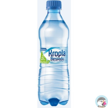 Woda KROPLA BESKIDU 0.5L (12szt) gazowana butelka PET z kaucją