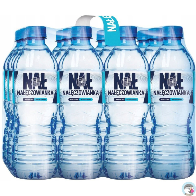 Woda mineralna NAŁĘCZOWIANKA 0.5L (12szt) niegazowana z kaucją