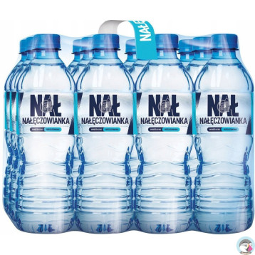Woda mineralna NAŁĘCZOWIANKA 0.5L (12szt) niegazowana z kaucją
