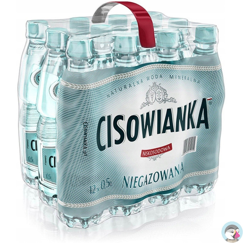 Woda mineralna CISOWIANKA 0.5L (12szt) niegazowana z kaucją