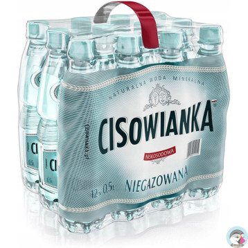 Woda mineralna CISOWIANKA 0.5L (12szt) niegazowana z kaucją