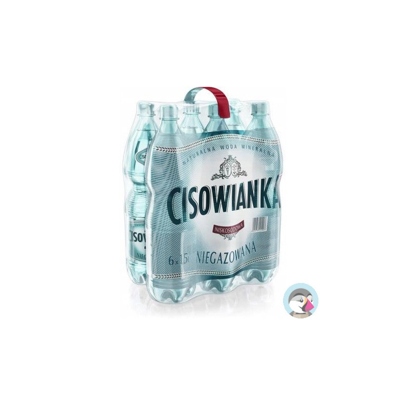 Woda mineralna CISOWIANKA 1.5L (6szt) niegazowana z kaucja