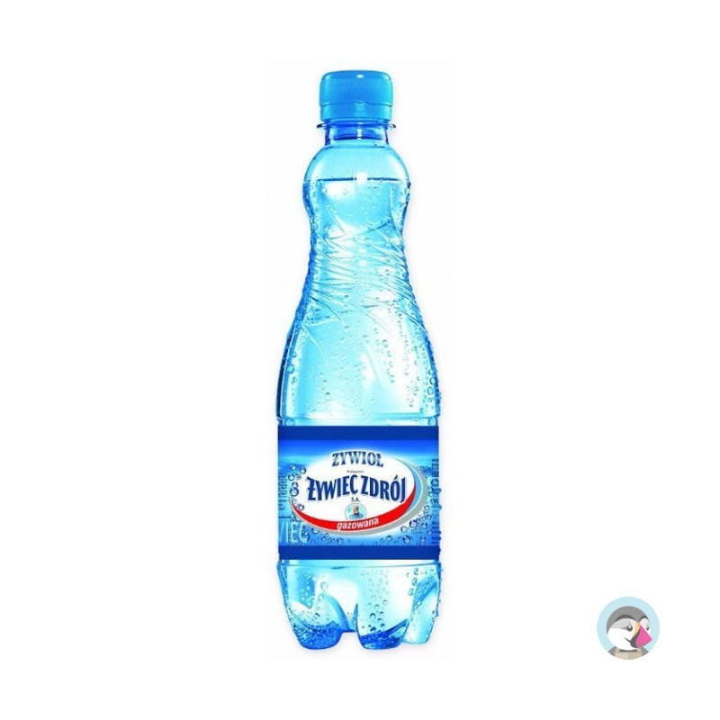 Woda źródlana ŻYWIEC ZDRÓJ 0,5L (12szt) mocno gazowana z kaucją