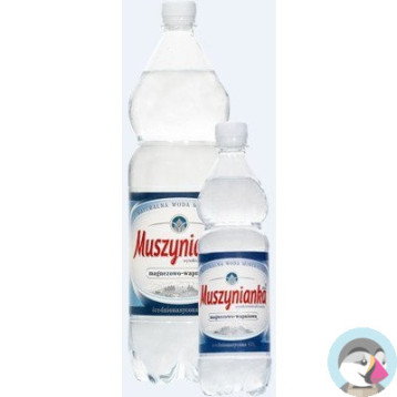 Woda MUSZYNIANKA 1,5L (6szt) wysokozmineralizowana średnionasycona CO2 z kaucją
