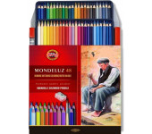 Kredki MONDELUZ 48kol + pędzelek+temperówka 3713048003KZ KOH-I-NOOR