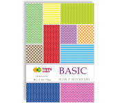 Blok z motywami A4 15k 80g BASIC HA 3808 2030-A HAPPY COLOR