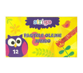 Pastele olejne JUMBO 12 kolorów STRIGO SSC029