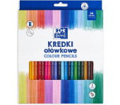 Kredki ołówkowe REGULAR 24 kolory 400174525 OXFORD