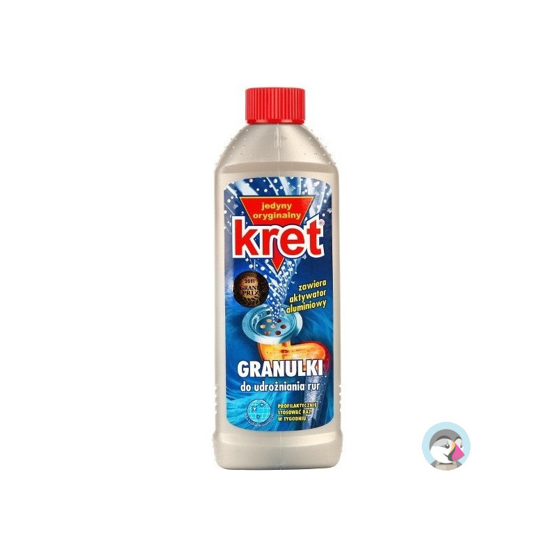 Granulki do udrażniania rur KRET 560g