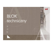 Blok techniczny szkolny A3 biały 10 kartek 190g UNIPAP
