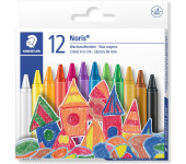 Kredki woskowe 12 kolorów NORIS 220NC12 STAEDTLER