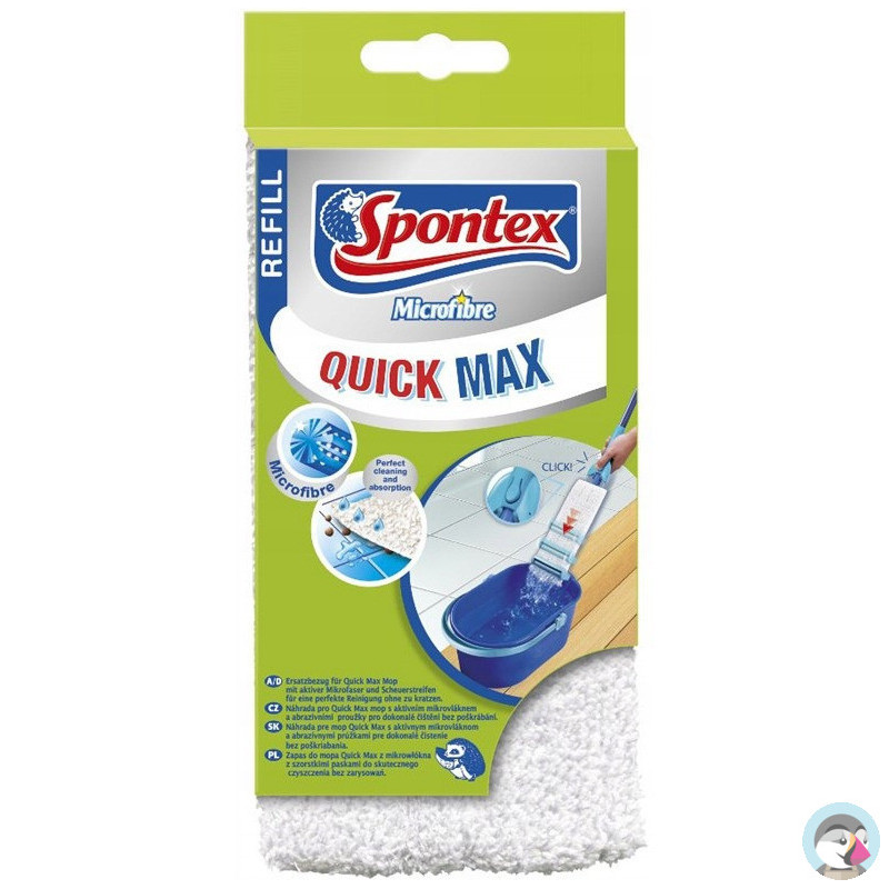 Mop płaski zapas SPONTEX Quick Max microfibra 97050123