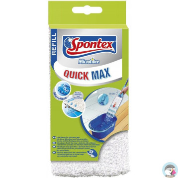 Mop płaski zapas SPONTEX Quick Max microfibra 97050123