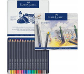 Kredki GOLDFABER 24kol.opakowanie metalowe 114724 Faber Castell
