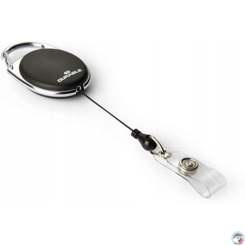 Mechanizm ściągający JOJO STYLE (10szt) czarny długość 80cm 832401 metalowe zapięcie DURABLE