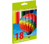 Kredki 18 kolorów UNIONL 170-2207 GRAND
