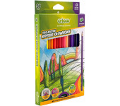 Kredki CRICCO trójkątne 36kol + temperówka CR322K36