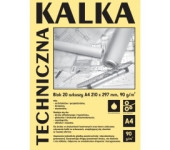 Kalka kreślarska techniczna A4 90g. 10 arkuszy DA4910 KOH-I-NOOR
