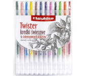Kredki świecowe Twister 12szt. HEYKKA (610201)