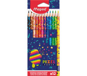 Kredki PIXEL 12 sztuk 862204 MAPED