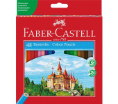 Kredki ZAMEK 48 kolorów opakowanie kartonowe 120148 FC FABER-CASTELL