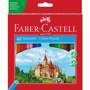 Kredki ZAMEK 48 kolorów opakowanie kartonowe 120148 FC FABER-CASTELL Kredki ZAMEK 48 kolorów opakowanie kartonowe 120148 FC FABER-CASTELL