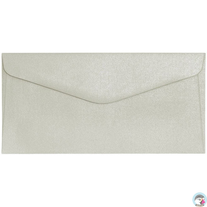 Koperta DL Pearl jasnosrebrny K 150g. (10szt.) 280140 Galeria Papieru