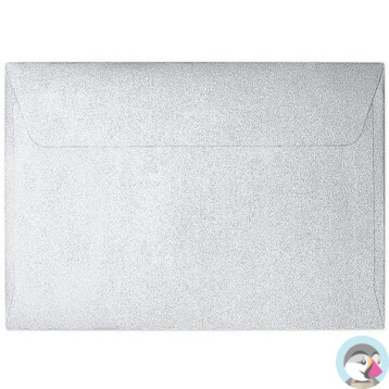 Koperta B7 PEARL srebrny 120g (10szt.) 280514 Galeria Papieru