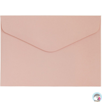 Koperta C6 gładki pudrowy róż satynowany 130g. (10szt.) 280235 Galeria Papieru