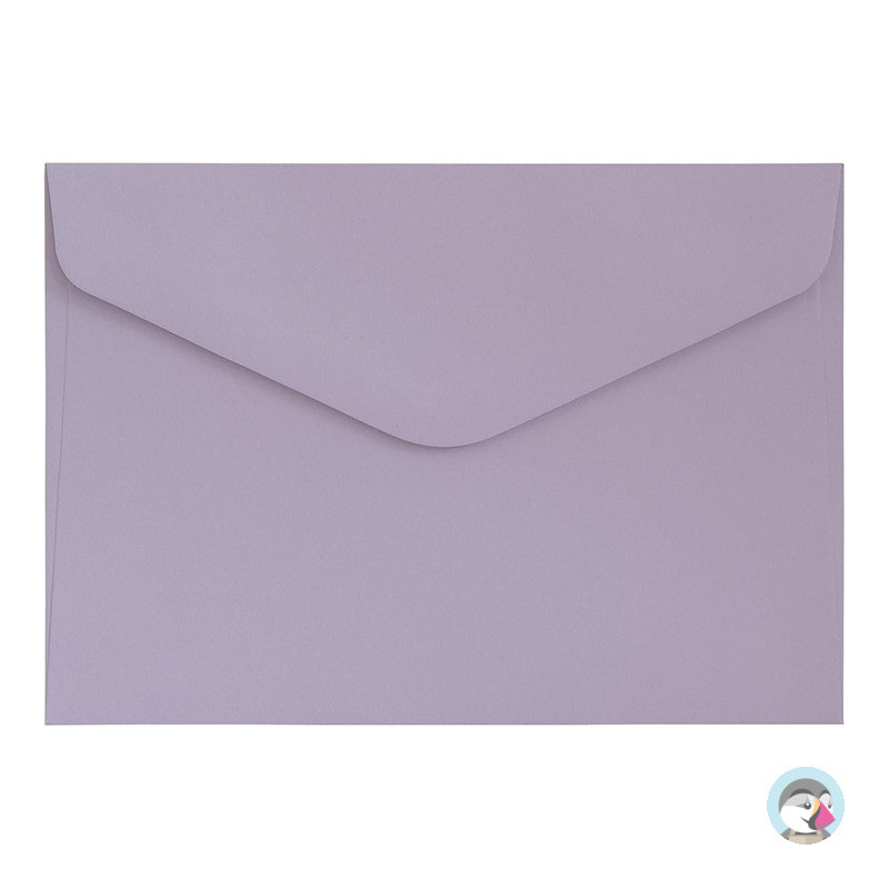 Koperta C6 gładki lawendowy satynowany 130g. (10szt.) 280234 Galeria Papieru
