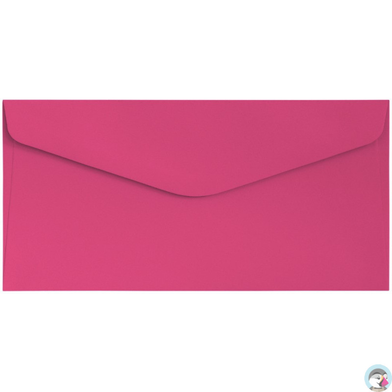 Koperta DL gładki różowy 120g. (10szt.) 280180 Galeria Papieru