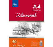 Szkicownik A4 150g 50ark KB010-A4 TETIS
